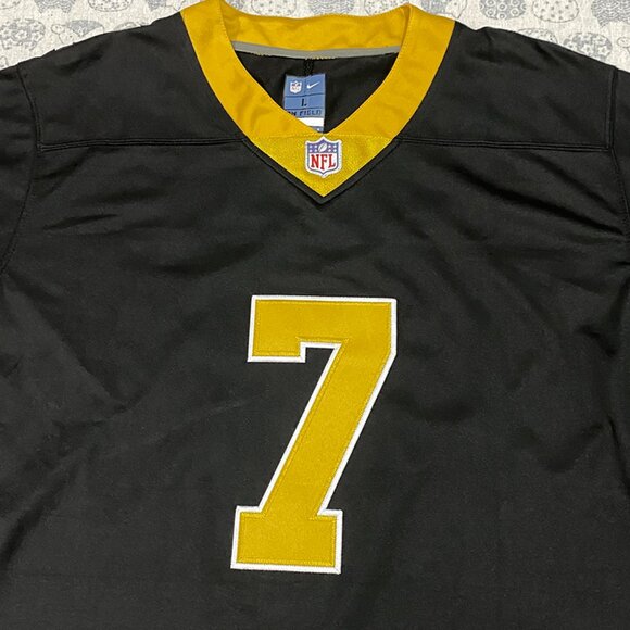 Nike New Orleans Saints Hill No.7 Black Jersey - Picture 2 of 7